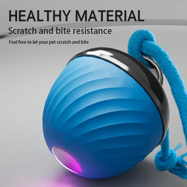 Light-Up Interactive Dog Ball for Indoor Play | Polarix detail view 3