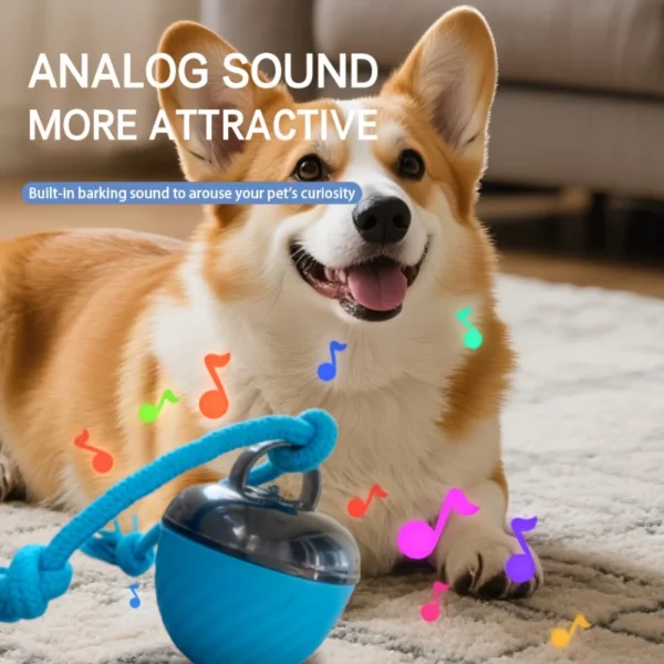 Light-Up Interactive Dog Ball for Indoor Play | Polarix detail view 4