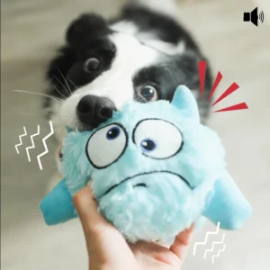 Bouncing Giggle Plush Dog Toy