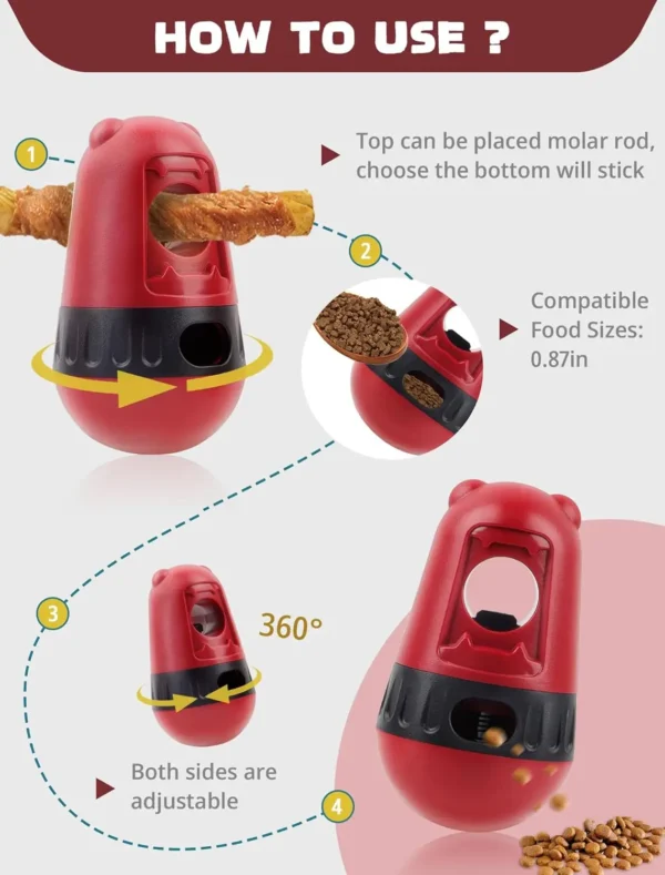 IQ Treat Ball for Small & Medium Dogs | Polarix detail view 4
