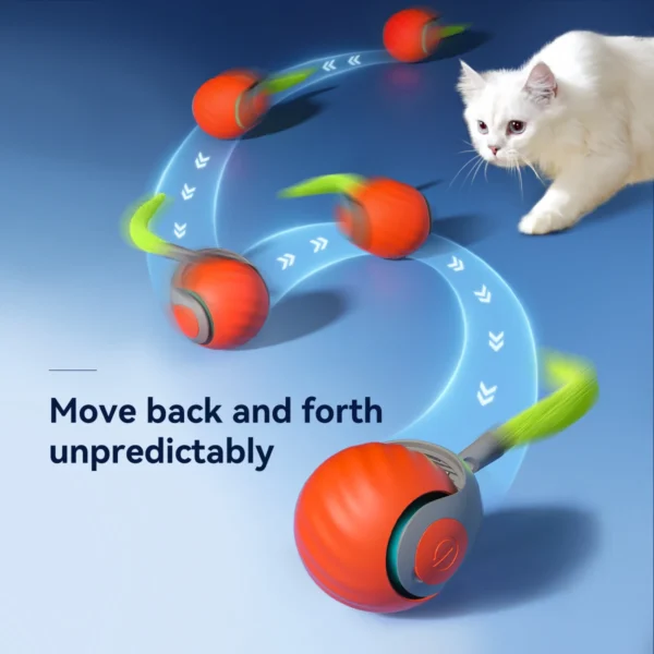 Speedy Tail Interactive Cat Toy Ball detail view 1