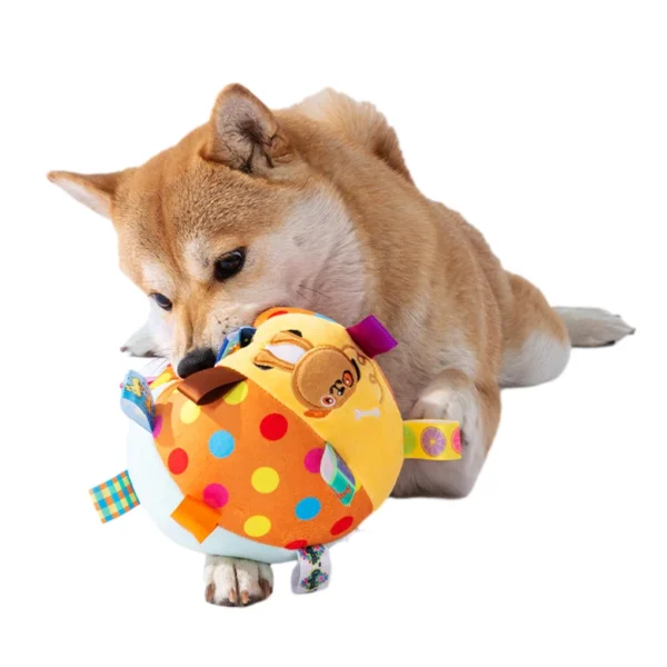 Durable Interactive Dog Ball with Bell | Polarix detail view 4