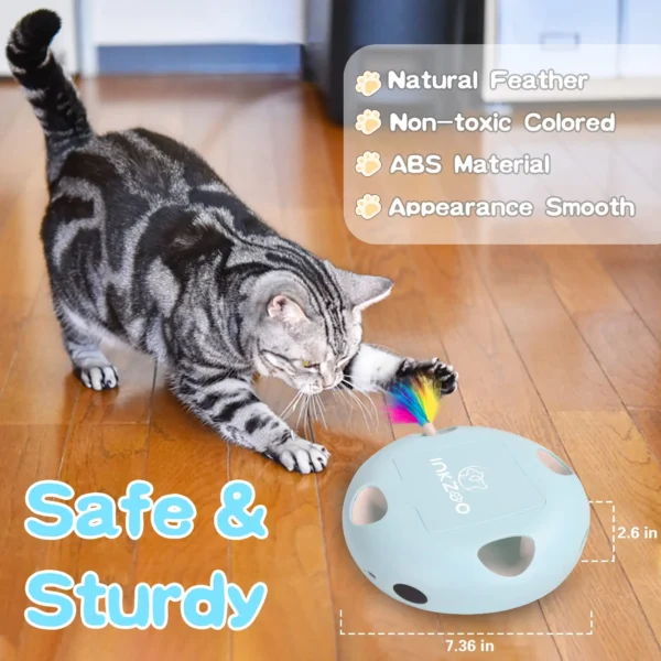 Interactive Whack-a-Mole Cat Toy detail view 2