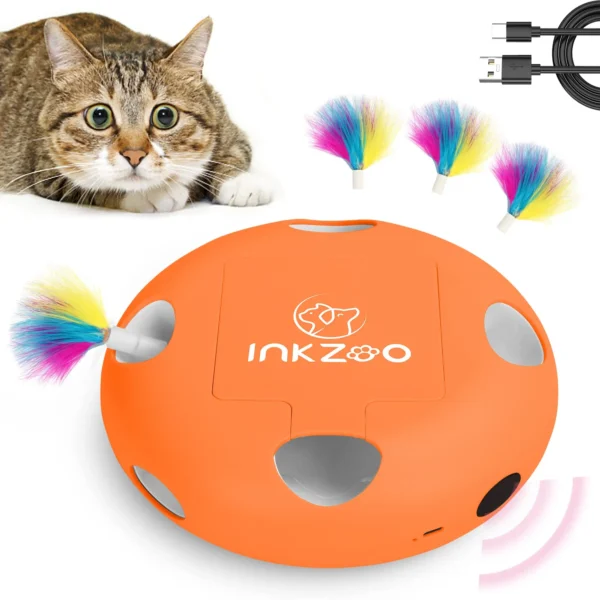 Interactive Whack-a-Mole Cat Toy detail view 6