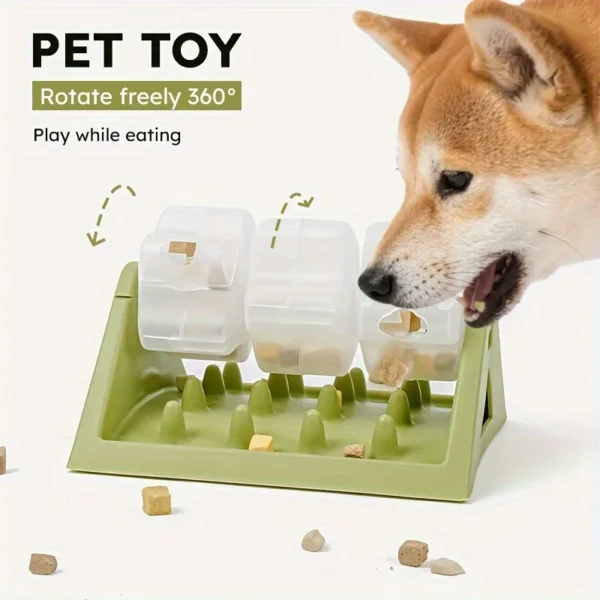 Interactive Dog Puzzle Feeder and Slow Treat Dispenser detail view 4