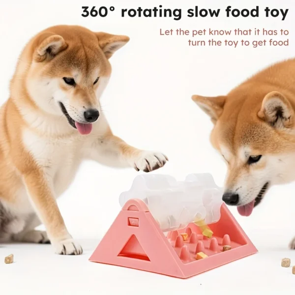 Interactive Dog Puzzle Feeder and Slow Treat Dispenser detail view 2