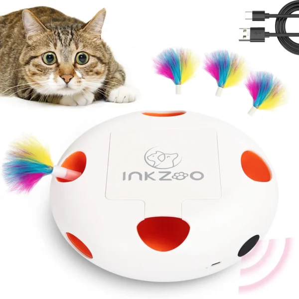Interactive Whack-a-Mole Cat Toy detail view 8